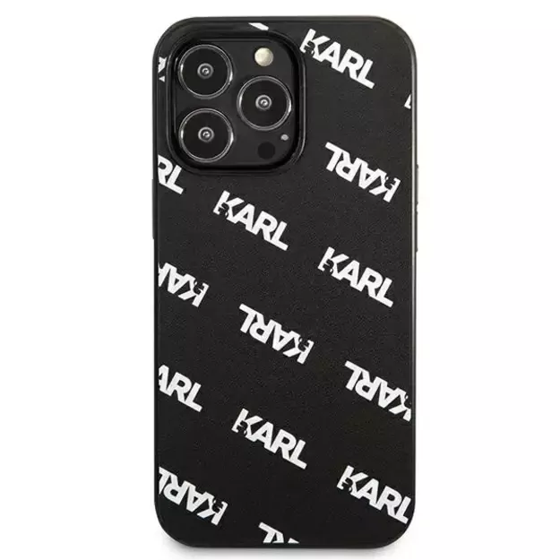 Karl Lagerfeld KLHCP13LPULMBK3 iPhone 13 Pro / 13 6,1  hardcase czarny/black Allover 2