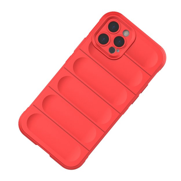Magic Shield Case for iPhone 12 Pro flexible armored burgundy cover 57