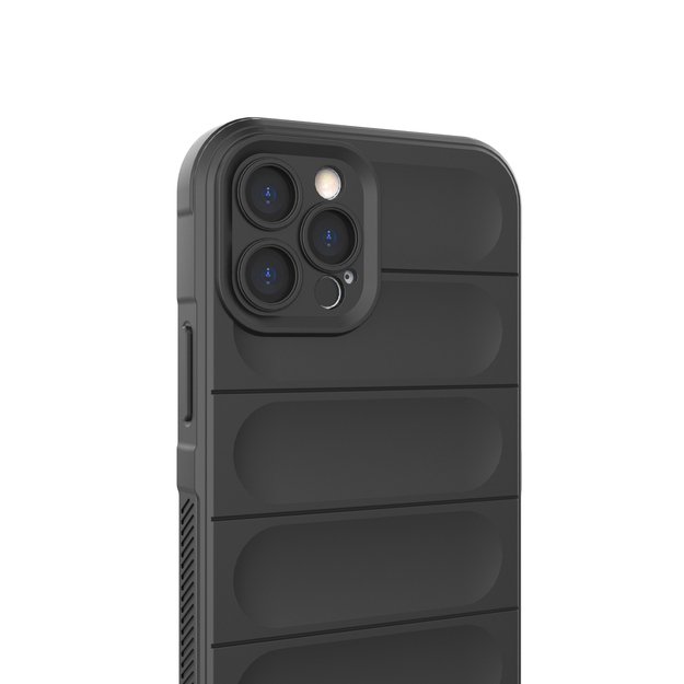 Magic Shield Case for iPhone 12 Pro flexible armored burgundy cover 48