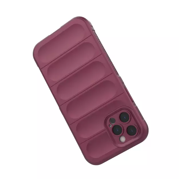 Magic Shield Case for iPhone 12 Pro flexible armored burgundy cover 16