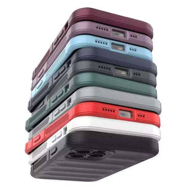 Magic Shield Case for iPhone 12 Pro flexible armored burgundy cover 26