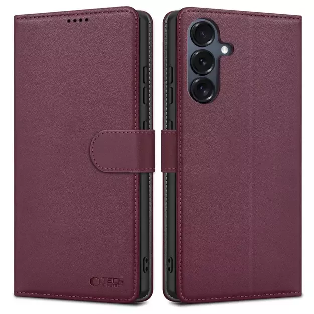 Tech-Protect Wallet Case for Samsung Galaxy A16 4G / 5G - Burgundy