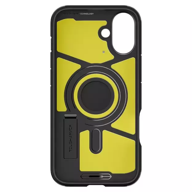 Spigen Tough Armor MagSafe case with stand for iPhone 16 - black 4