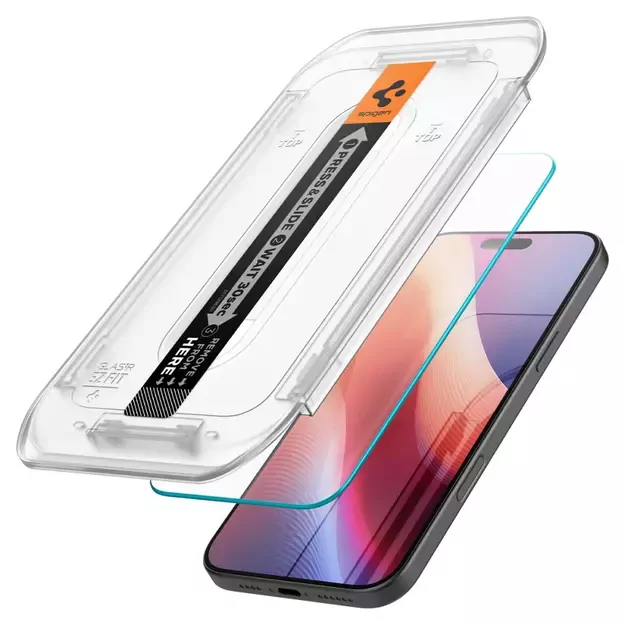 Spigen Glas.tR EZ Fit Tempered Glass for iPhone 16 Pro 24