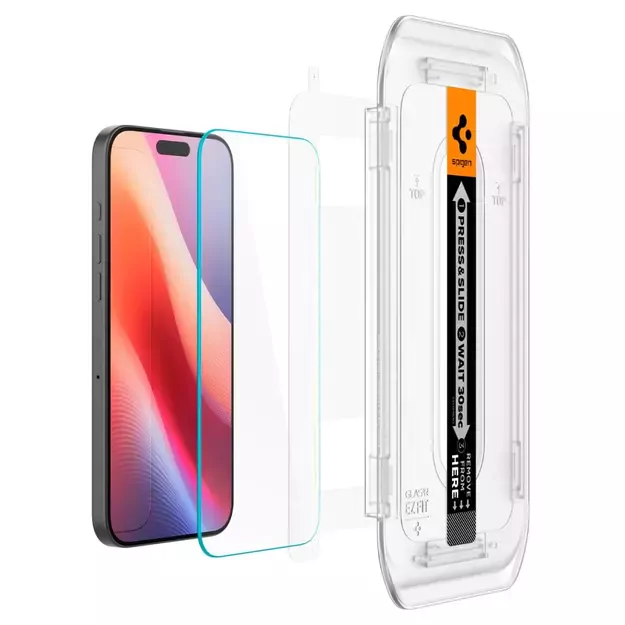 Spigen Glas.tR EZ Fit Tempered Glass for iPhone 16 Pro 2