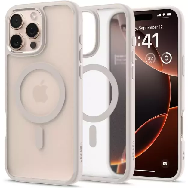 Spigen Ultra Hybrid Mag case with MagSafe for iPhone 16 Pro Max - titanium