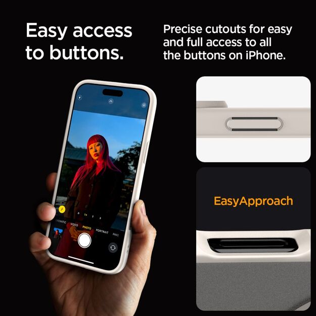 Spigen Ultra Hybrid Mag case with MagSafe for iPhone 16 Pro Max - titanium 9