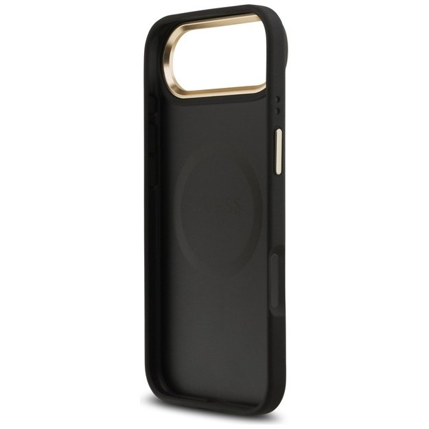 Guess Peony Hot Stamp MagSafe Case for iPhone Air - Black 6