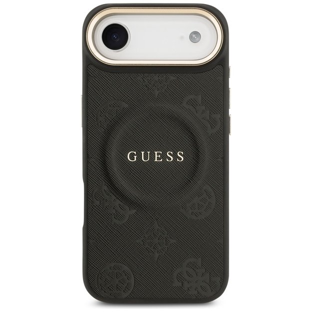 Guess Peony Hot Stamp MagSafe Case for iPhone Air - Black 2