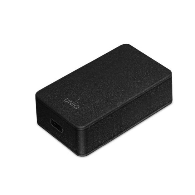 Uniq Versa Slim LITHOS Collective USB-C PD 18W wall charger + USB-C / USB-C cable - black 9