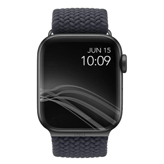 Uniq Aspen Braided Strap for Apple Watch 1/2/3/4/5/6/7/8/SE/SE2 40/38/41mm - Gray 3