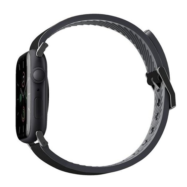 Uniq Straden Leather Hybrid Strap for Apple Watch 1/2/3/4/5/6/7/8/SE/SE2/Ultra 42/44/45/49mm - Black 1