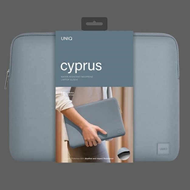 Uniq Cyprus case for a 14&quot  laptop - light blue 5