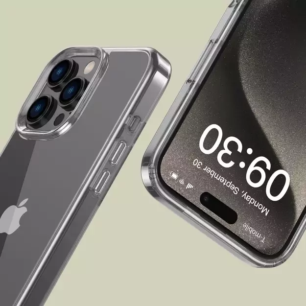 Tech-Protect FlexAir Hybrid iPhone 16 Pro Max Case - Clear 6