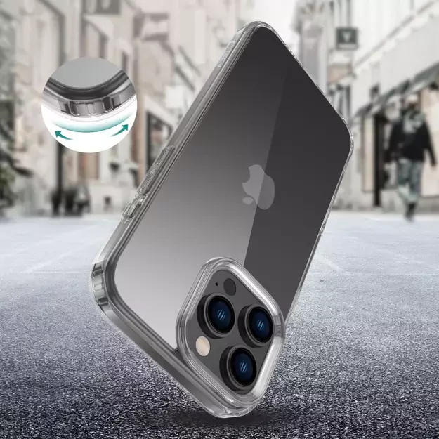 Tech-Protect FlexAir Hybrid iPhone 16 Pro Max Case - Clear 5