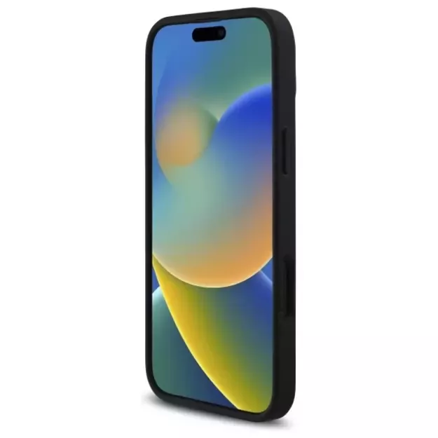 Guess New 4G Triangle case for iPhone 16 - black 4