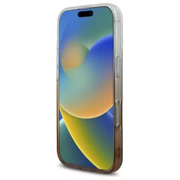 Guess IML Glitter Gradient MagSafe iPhone 16 Pro Case - Brown 11