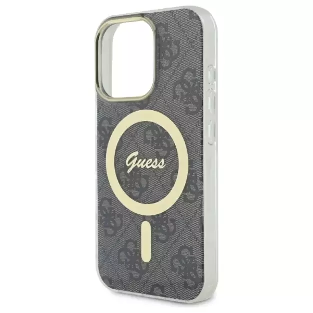 Guess IML 4G MagSafe Case for iPhone 16 Pro Max - Black 12