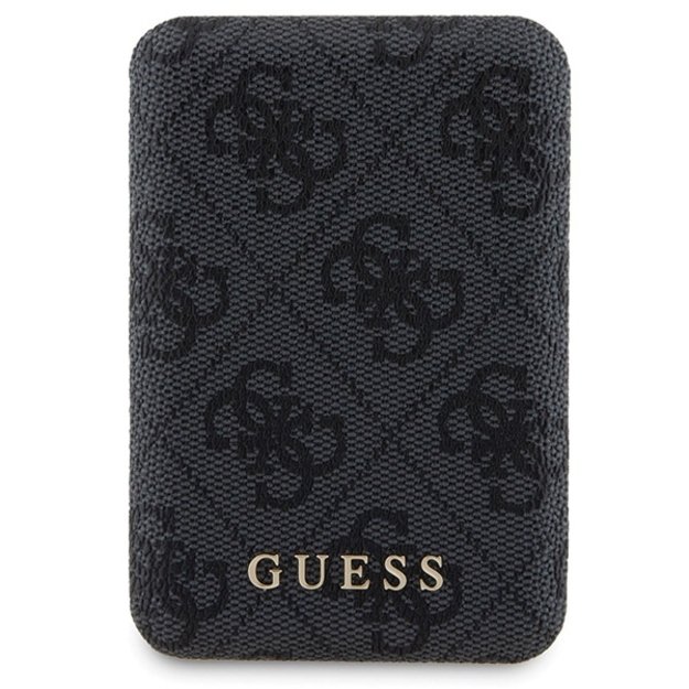 Guess 4G Metal Logo case set for iPhone 13 Pro + 5000mAh MagSafe power bank - black 6