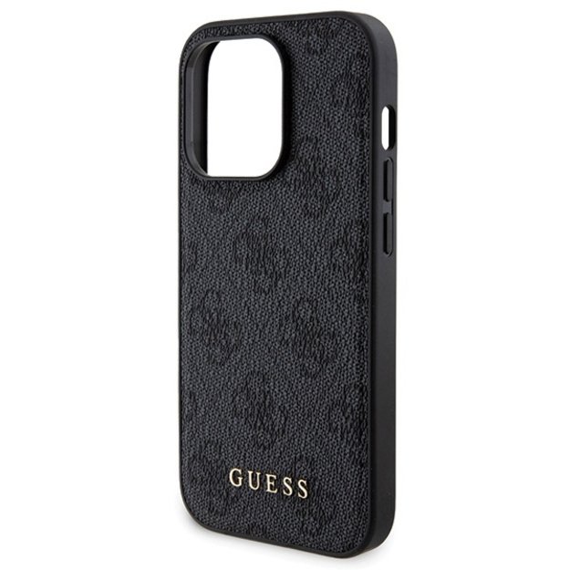 Guess 4G Metal Logo case set for iPhone 13 Pro + 5000mAh MagSafe power bank - black 4