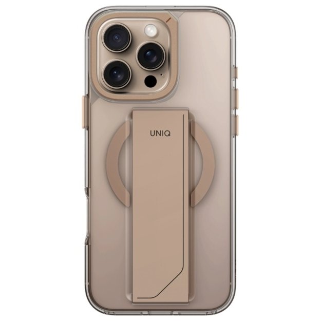 Uniq Heldro Max Magclick Charging iPhone 16 Pro Case - Gold 1