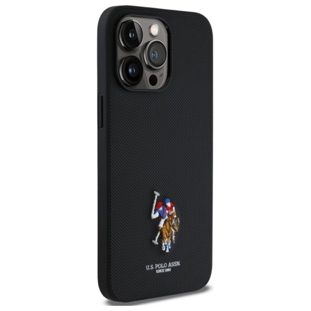 US Polo USHCP15XPEMK iPhone 15 Pro Max 6.7&quot  black/black Embroidered DH Color 3