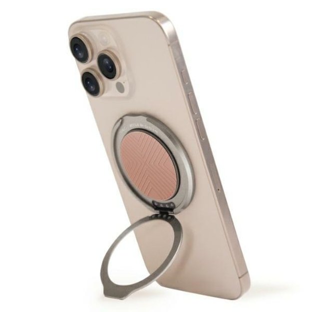 Uniq Gripfit 360 Magnetic Mount&amp Kickstand Magnetic Holder pink/blush pink