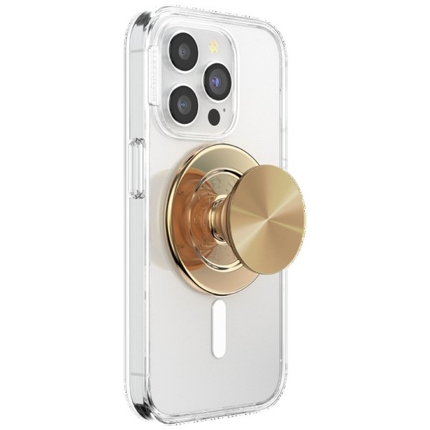 Popsockets Round Radial Gold Aluminum MagSafe Holder and Phone Stand 3