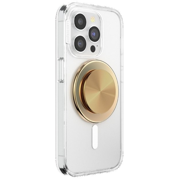Popsockets Round Radial Gold Aluminum MagSafe Holder and Phone Stand 5