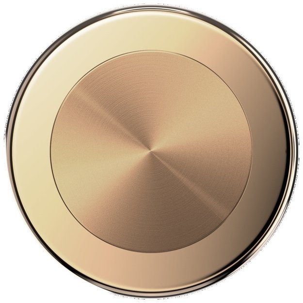 Popsockets Round Radial Gold Aluminum MagSafe Holder and Phone Stand 1