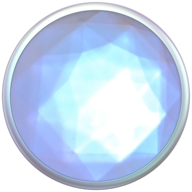 Popsockets Luxe Iridescent Dichroic Phone Holder and Stand - White 1