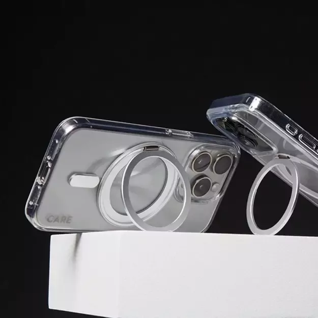 CARE by PanzerGlass Feature Kickstand Case iPhone 16 Pro Max 6.9&quot  silver/silver MagSafe 1328 3