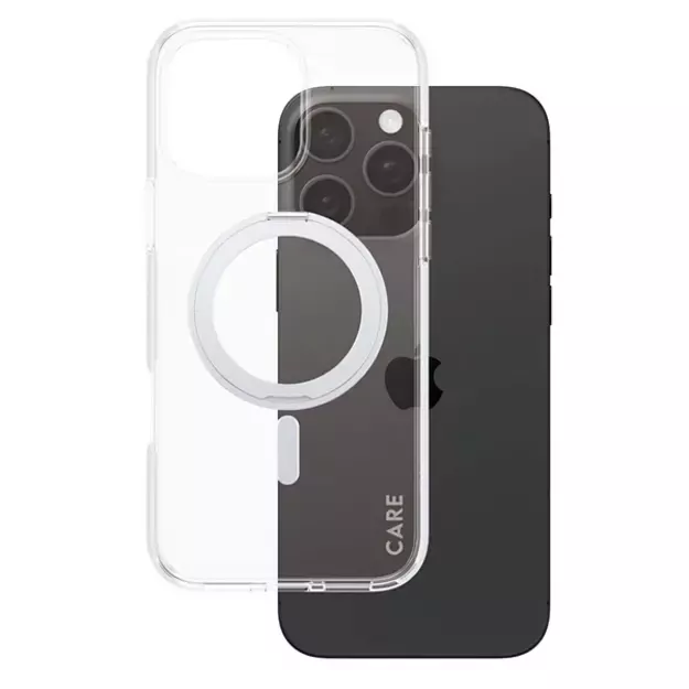 CARE by PanzerGlass Feature Kickstand Case iPhone 16 Pro Max 6.9&quot  silver/silver MagSafe 1328 1