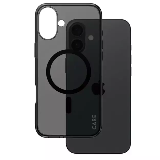 CARE by PanzerGlass Flagship Case iPhone 16 Plus 6.7&quot  smoke/smokey MagSafe 1351 1