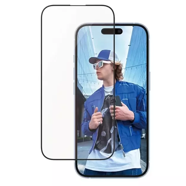 PanzerGlass Screen Protector Aluminum Frame iPhone 16 6.1&quot  Ultra-Wide Fit 2849 1