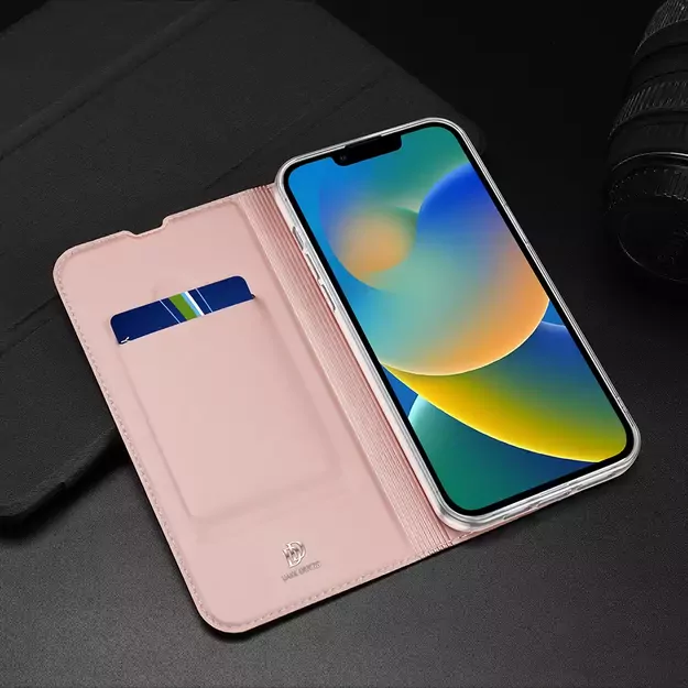 Dux Ducis Skin Pro Holster Flip Cover for iPhone 14 Plus blue 36