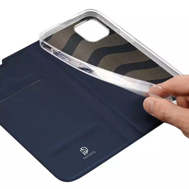 Dux Ducis Skin Pro Holster Flip Cover for iPhone 14 Plus blue 16