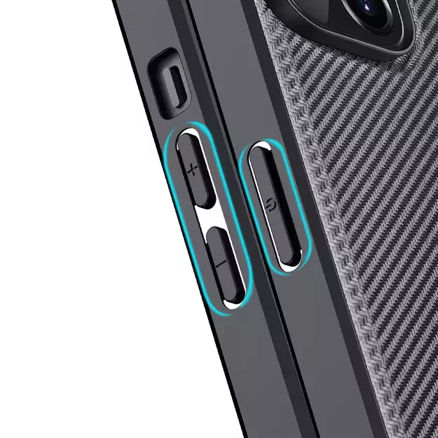 Dux Ducis Fino case cover nylon covered iPhone 14 Plus black 20