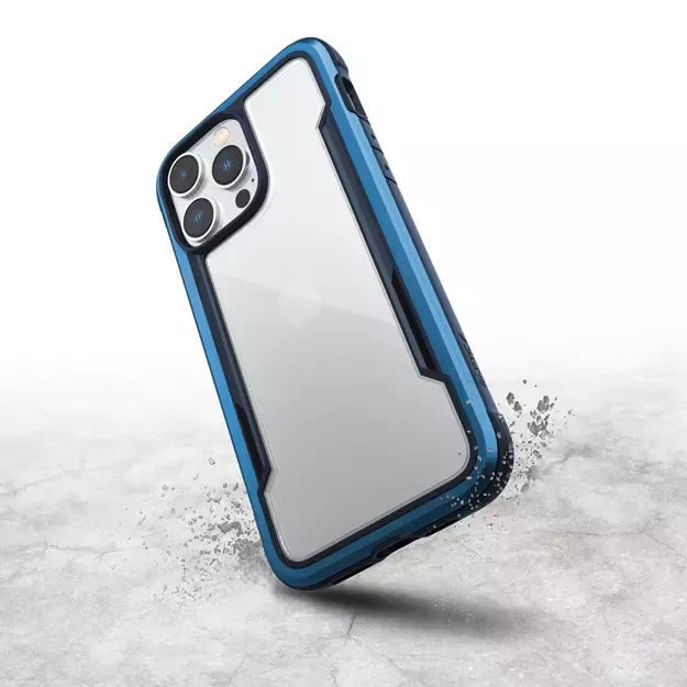 Raptic X-Doria Shield Case iPhone 14 Pro Max armored cover blue 3