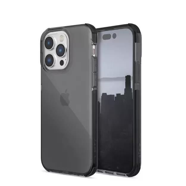 Raptic X-Doria Clear Case iPhone 14 Pro armored cover gray