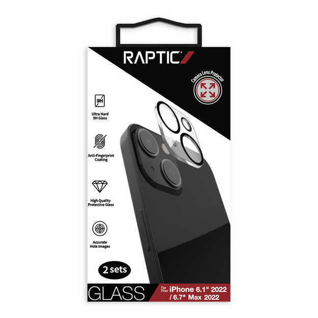 Raptic X-Doria Camera Protector Glass 2x iPhone 14 tempered glass for camera camera lens 2