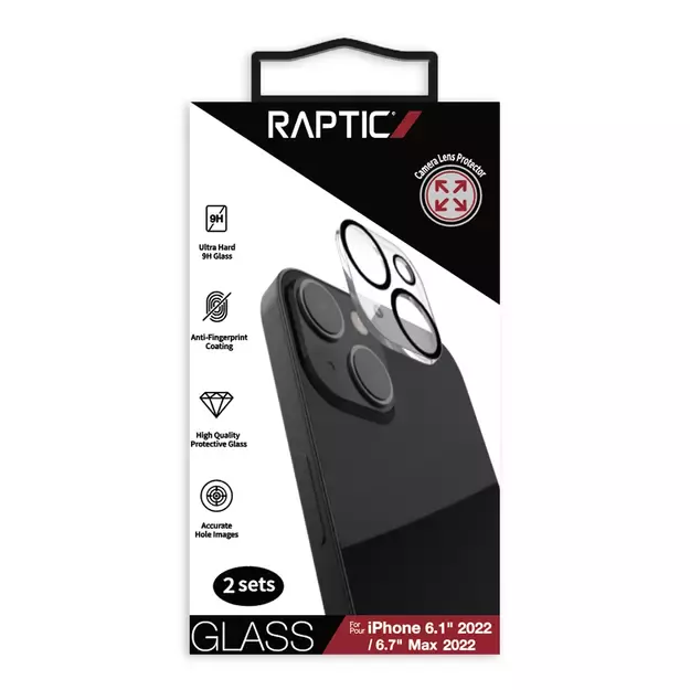 Raptic X-Doria Camera Protector Glass 2x iPhone 14 tempered glass for camera camera lens 1