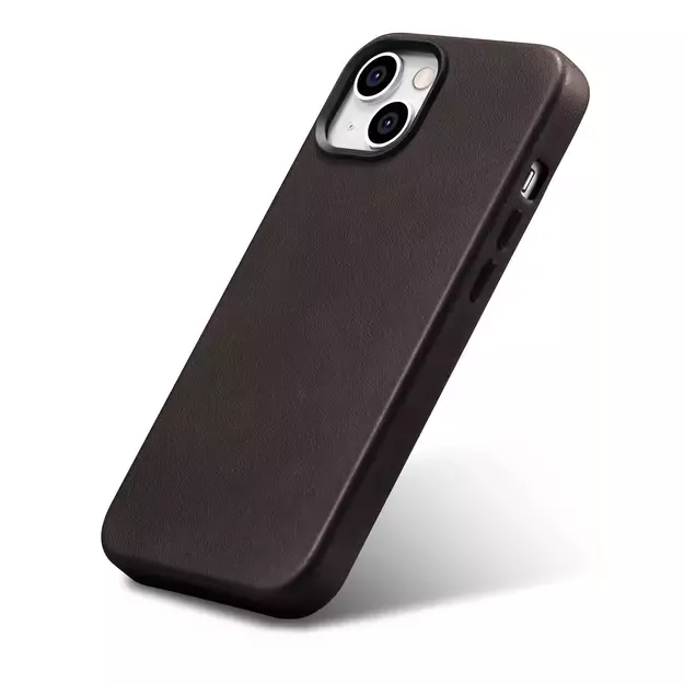 iCarer Oil Wax Premium Leather Case iPhone 14 Plus Magnetic Leather Case with MagSafe Brown (WMI14220703-BN) 20