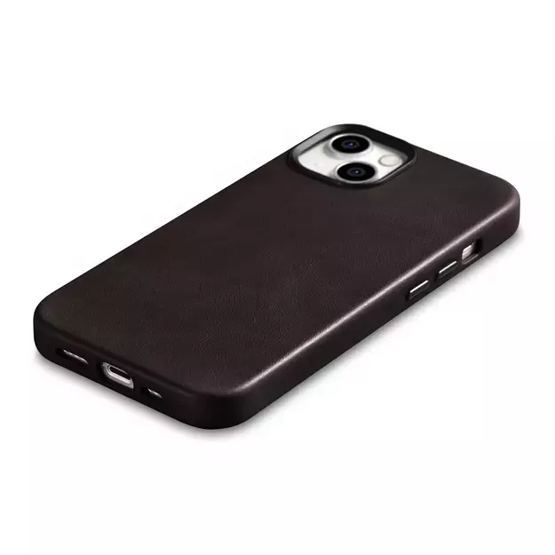iCarer Oil Wax Premium Leather Case iPhone 14 Plus Magnetic Leather Case with MagSafe Brown (WMI14220703-BN) 25