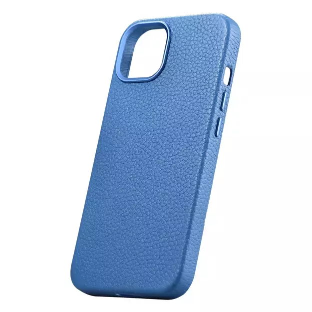 iCarer Litchi Premium Leather Case iPhone 14 Magnetic Leather Case with MagSafe Light Blue (WMI14220709-LB) 28