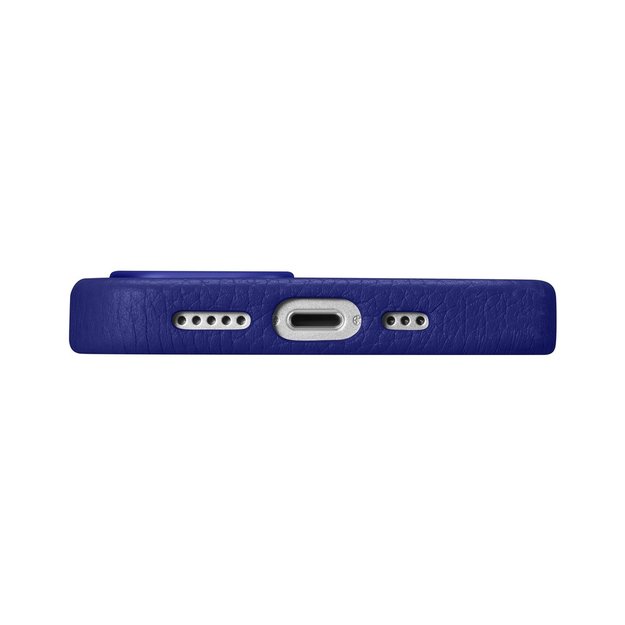 iCarer Litchi Premium Leather Case iPhone 14 Pro Max Magnetic Leather Case with MagSafe Dark Blue (WMI14220712-DB) 31