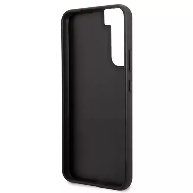 Guess GUHCS22SG4GFGR S22 S901 szary/grey hard case 4G Metal Gold Logo 6