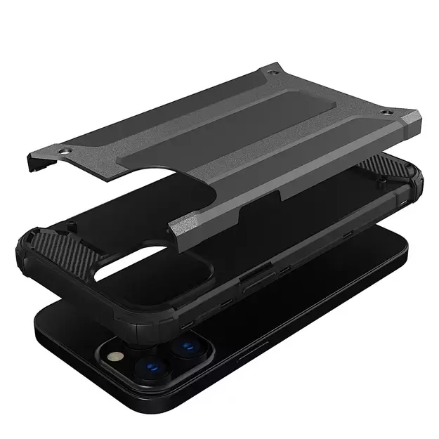 Hybrid Armor Case Tough Rugged Cover for iPhone 13 Pro blue 5