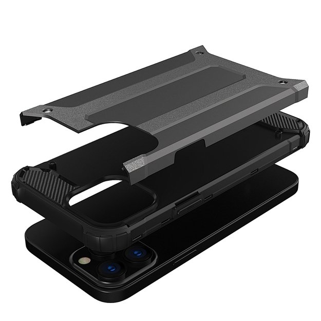 Hybrid Armor Case Tough Rugged Cover for iPhone 13 Pro blue 12