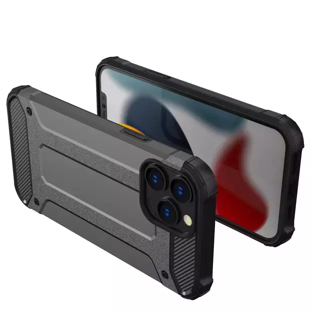 Hybrid Armor Case Tough Rugged Cover for iPhone 13 Pro blue 1